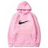 Herren Damen Kapuzenpullover Winter Fleecegefüttert Oversized Lässig Sportbekleidung Langarm Baumwollmischung