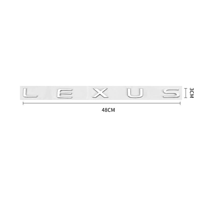 ABS Car Rear trunk sticker Accessories For Lexus F SPORT GX460 Ct200h IS250 ES 220D IS200 Fsport GS GX IS LS LX NX RX UX CT LC