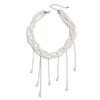 Ingemark Elegant Multilayer Imitation Pearl Choker Necklace For Women Vintage Creative Tassel Pendant Necklace Wedding Jewelry