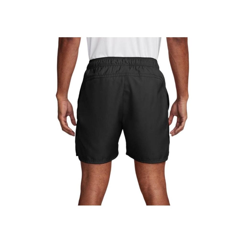 Nike Court Victory Solid Logo Elastic Waist Tennis Casual Shorts Men shorts Black FD5380-010