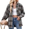 Autumn and Winter Plaid Button Down Flannel Shirts