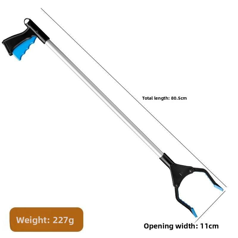 Long Handle Garbage Clipper Extended Length Pi Up Tool Sanitation Clamp for Household Cleaning Tools Garbage Abber