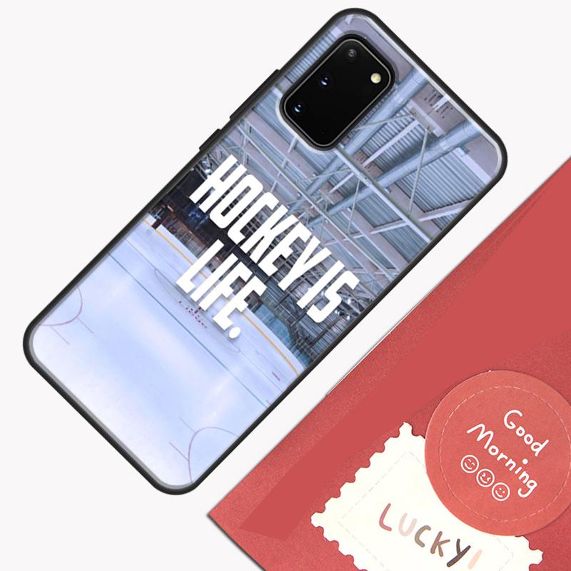 Hockey Sport Phone Case For Samsung Galaxy S24 S26 Ultra S20 S21 S22 S23 S25 Plus S10 S25 FE Cover Shell