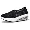 Rocking shoes women's summer new fly-woven mesh breathable casual mother shoes one-pedal platform women's shoes