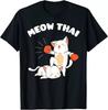 Funny Muay Thai Cats Thai Boxing Fighter Design TShirt Gift For Men Unisex T-Shirt