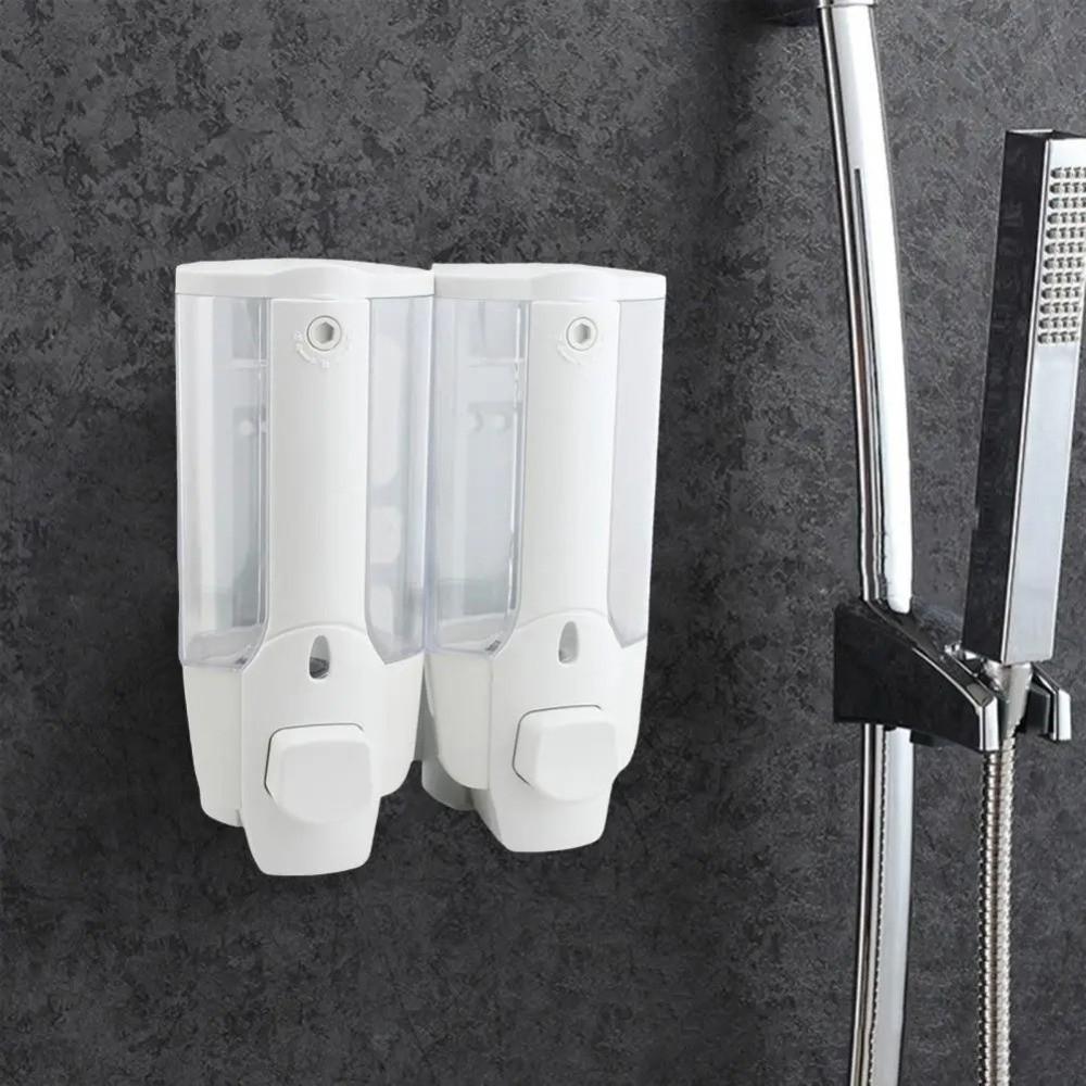 Manual Operation Wall-mounted Liquid Dispenser 640ml Hand Sanitizer Dispenser  Kitchen