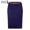 HNXC Women's Fashion Casual Solid Color Print Summer Spring Skirt
