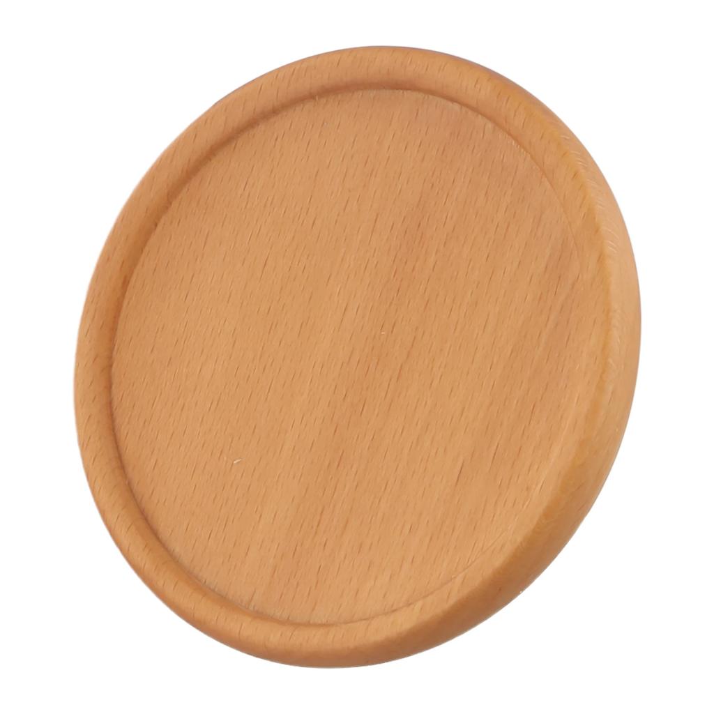 1PC Solid Walnut Wood Coaster Round Square Beech Wood Cup Mat Heat Resistant Tea Coffee Cup Pad Placemats