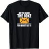 00 Baumwolle Herren Freizeit Rundhals Grafik T-Shirt Postbote Design mit KENNST DU DIE WITZE ÜBER DAS ENTKOMMEN AUS INSTABILER POST