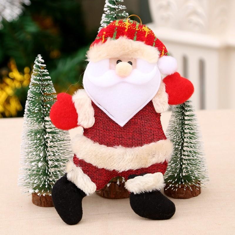 Christmas Fabric Ornaments Set - Plush Dolls, Tree Hangers & Gift Decor