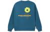 Sports Fashion Collection Sweatshirts Men's Blue Crew Neck Moderate Regular AWDRF35-1