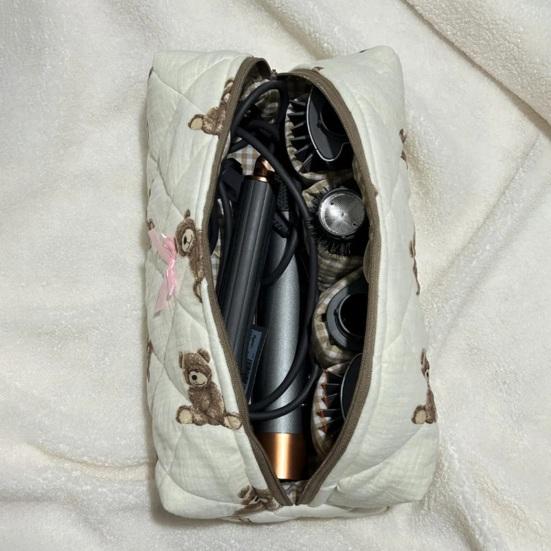 Reseförvaringsväska för hårverktyg Hårtork Locktång Tillbehör Verktygsorganisatör Bärväska Bärbar Multifunktionell Toalettväska Kosmetisk Sminkpåse