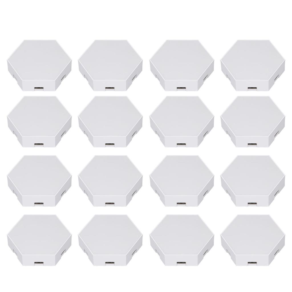 12 Set Hex Wall Light LED Smart Touch Sensitive Remote Control Geometric Modular Assembled RGB Color