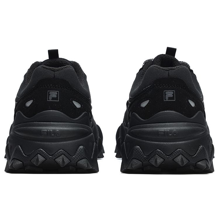 Fila Oakmont 2 We Fabric Synthetic Leather Tpu Fleece Vintage Sports Low-Top Lifestyle Shoes Women sneaker Black F12W242117FBK