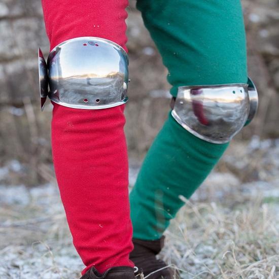 

Наколенники с круглым листом, реконструкция, доспехи для ролевых игр