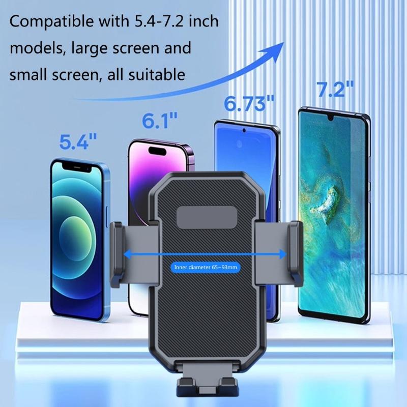 2 in 1 Car Cup Holder Expander Car Mobile Phone Holder Fit 5.4-7.2'' Phones Adjustable Cup Organizer Cup Holder Adapter
