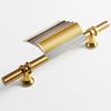 Modern Black Gold Cabinet Handles - Solid Drawer Knobs For Kitchen Furniture With Zinc Alloy Material