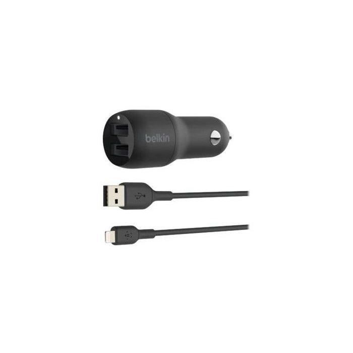 BELKIN - chargeur voiture - Dual USB-A Car Charger