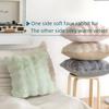 Cloud-Like Faux Fur Pillow Covers (Set of 2), 18x18 Inch Plush Decorative Pillowcases for Couch and Bedroom