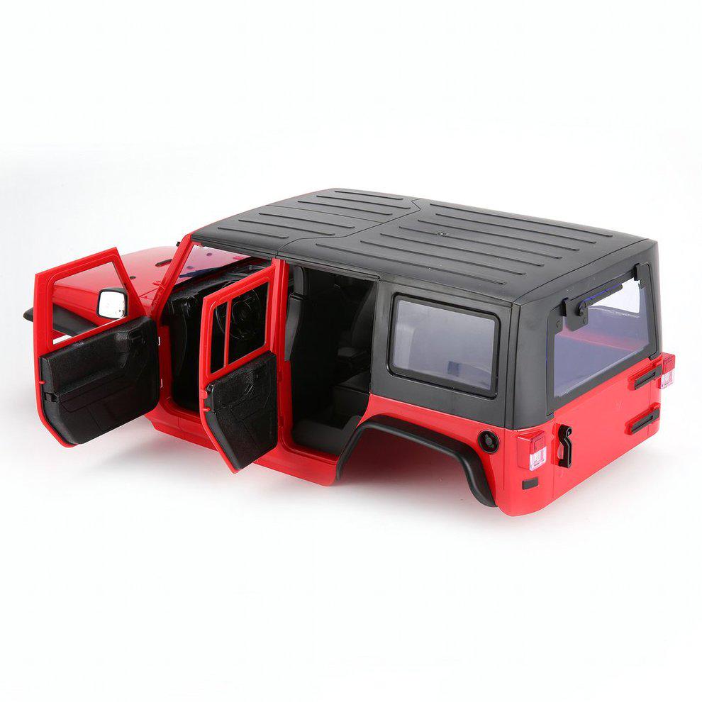 Carrocería Para Crawler RC 1/10 AXIAL Scx10 - Chasis Shell De ABS, Color Negro, Compatible Con Modelos Eléctricos