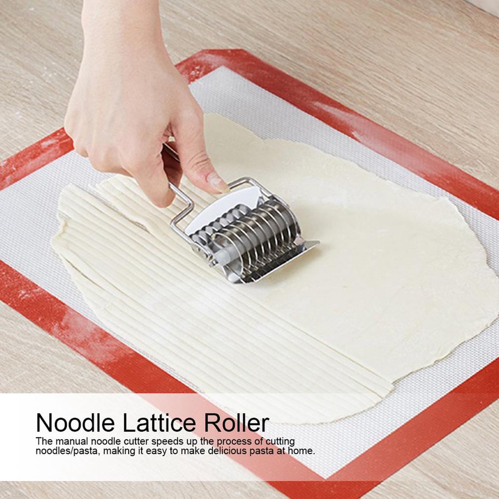 2 buc Aluat Tăiței Pâine Plăcintă Prăjitură Patiserie Grilaj Rola Copt Tăietor Instrument de Copt Bucătărie