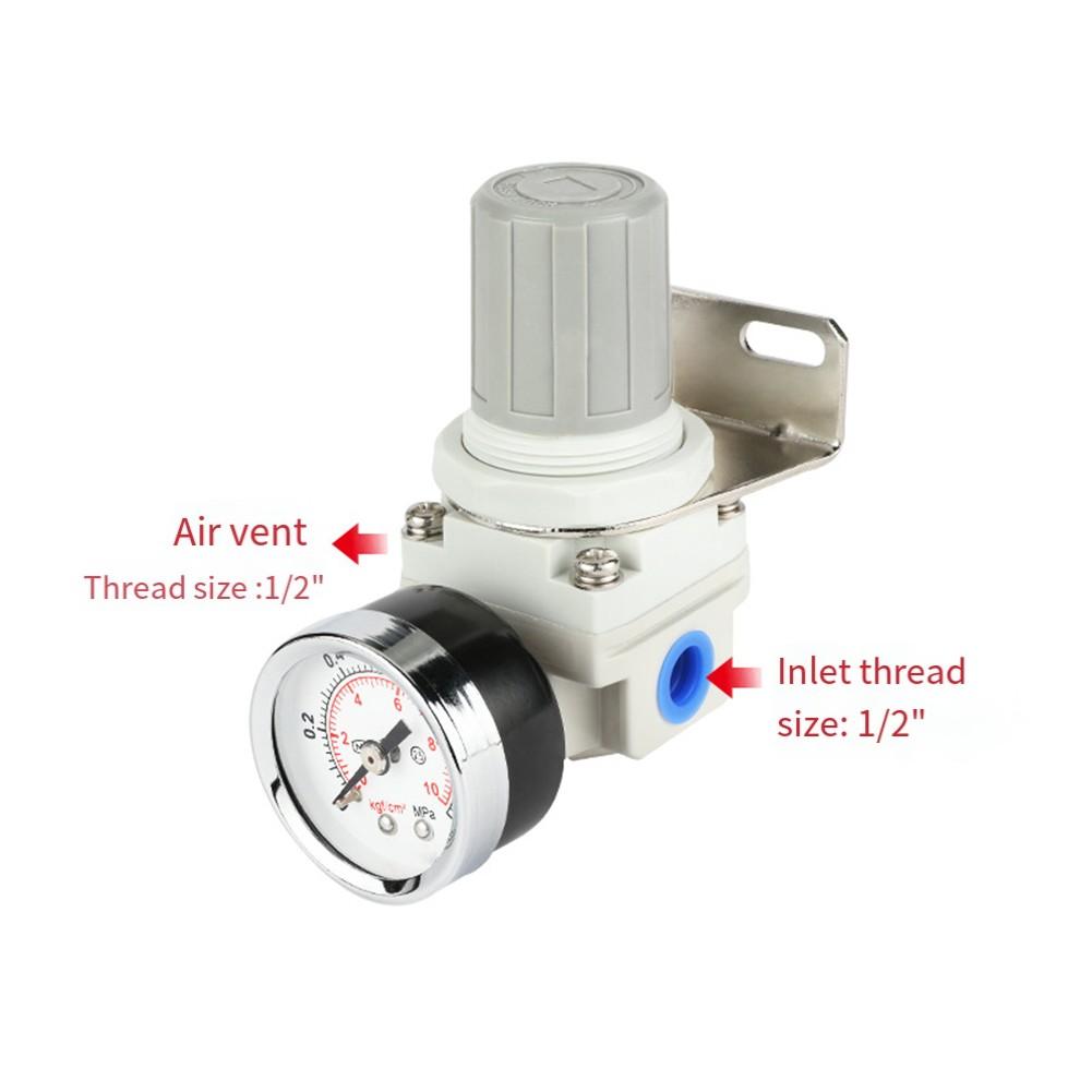 Standard Size Compatible Air Pressure Regulator for Easy Integration