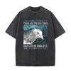 Vintage TShirt Retro Mouse Upon This Land of Cheese I Will Build My Kingdom Graphic Tee Streetwear Casual Top for MenWomen