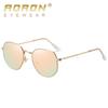 AORON Polarized Men Sunglasses Classic Pilot Driving Sun Glasses Metal Frame Mirror Lens Sunglasses Gifts