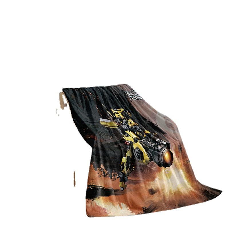 Transformers Series Flannel Blanket 3D Printed Sofa Blanket Thickened Blanket