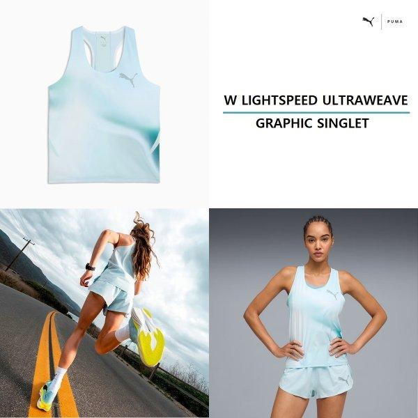 

Puma Жіночий майка Lightspeed Ultraweave з принтом 528563 48 48 blue/M
