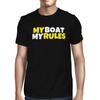 1Tee Mens My Boat My Rules Nautical T-Shirt