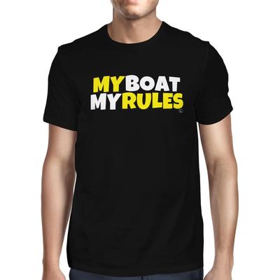 1Tee Mens My Boat My Rules Nautical T-Shirt