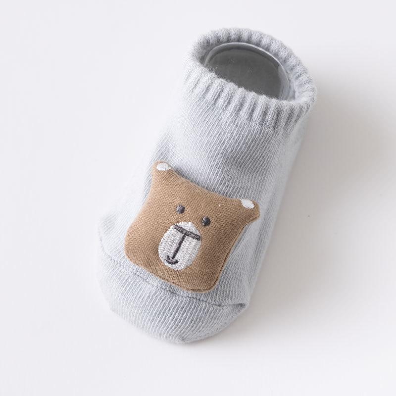 Anti-slip Baby Floor Socks High Quality Cotton Toddler Short Sock Cute Animals Children Boat Sock Boy Girl Kids Cartoon Footwear
