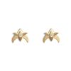 Mezmic Iris 14K Gold, Cognac Diamond Earrings