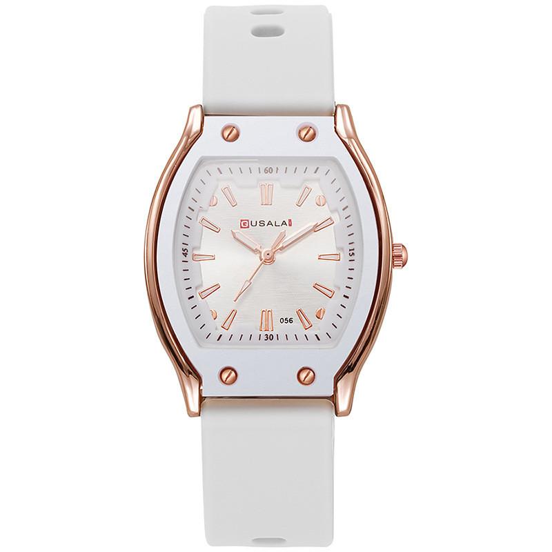 Small Fragrance Style Ladies Silicone Watch With Quartz Movement For Casual Girls