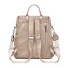 Vintage Women's Backpack PU Dual-purpose Shoulder Bag Large Capacity Commuter Backpack