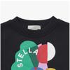 Stella Mccartney Tt4c50 Z0453 930 Round Logo Kids Sweatshirt