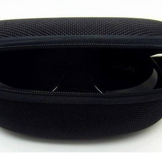 Sunglasses Case with Zipper, Anti-Pressure Design, Unisex, Fresh Korean Style for Outdoor Sports, Includes Free Shipping