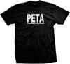 Peta People Eating Tasty Animals Funny Parody Paleo Humor Bacon Mens T-Shirt Black