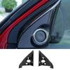 For Mitsubishi Outlander 14-20 Carbon Fiber ABS Door A-Pillar Speaker Cover Trim
