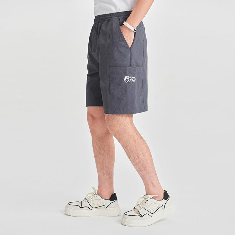 Lee SS24 Comfortable Velcro Pocket Casual Shorts Men shorts Gray LMB008153205163A06353