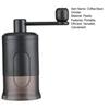 Manual Coffee Grinder Adjustable Smooth Grinding Coffee Mill with Clear Powder Container Portable Hand Crank Mill for Washing Coarse To Fine Grounds