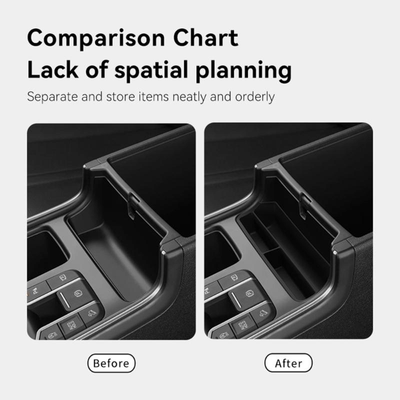 Elastic Dashboard Storage Box Designed Specifically for 2021-2025 Anti Slip Silicone Interior Organizers Flexible