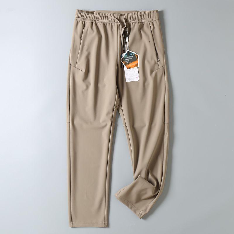 Trade Softshell Pants with Five-Proof Technology Fabric, Graphene Heat-Retaining, Autumn and Winter Thermal Outdoor Sports Casual Pants for Men