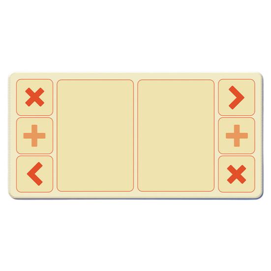 Fidget Spielmatte für Kinder Handelsbrettmatte, Rutschfeste Gummi-Tischmatte 24 x 12 Zoll Spielzeugbrett für Sammler, Geschenk Party
