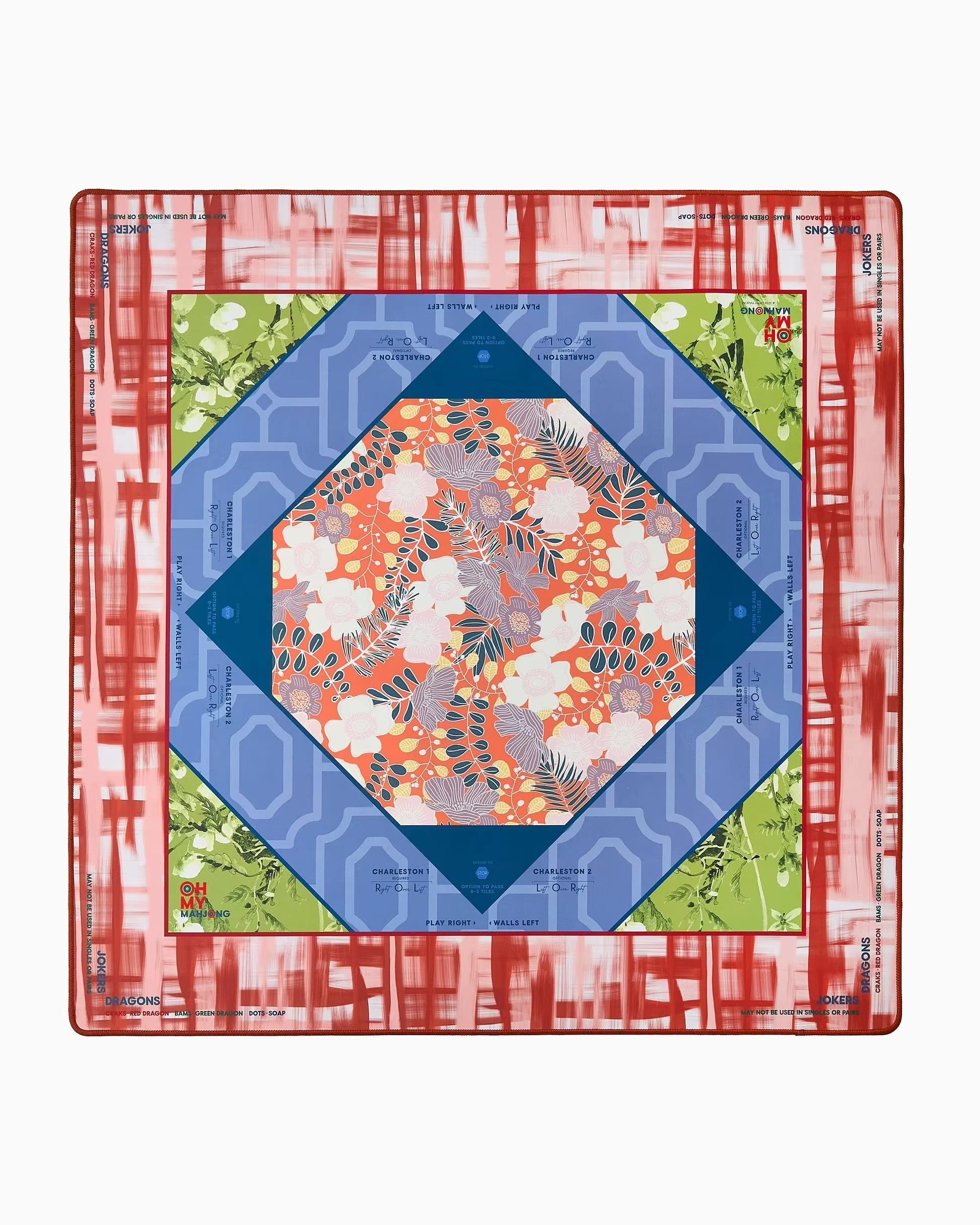 Luxury Modern Waterproof Mahjong Mat Game Table Cover Royal Mahjong Table Mat