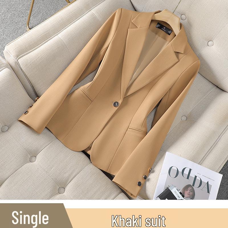 Women's 2025 Spring/Autumn Blazer - Fashionable Versatile Workwear
