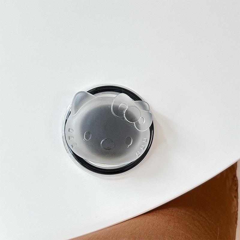 Transparent Solid Color Mobile Phone Airbag Bracket Magnetic Suction Kt Cat Telescopic Creative Ring Desktop Support Frame
