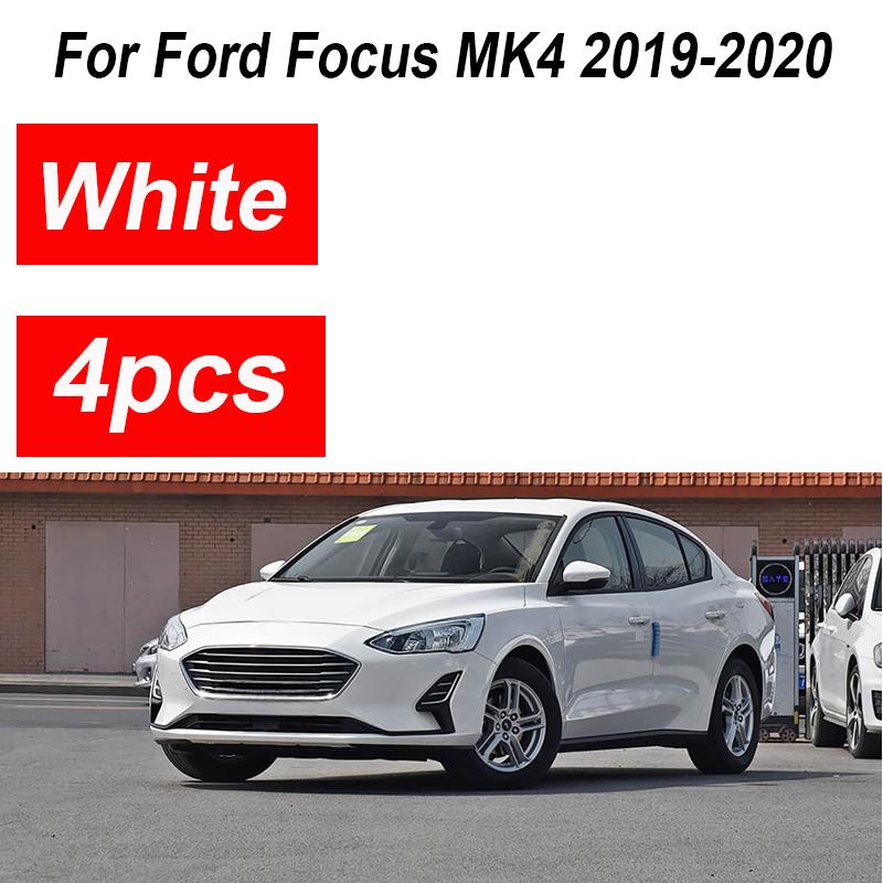 Painted For Ford Focus ST-Line MK4 Accessories   4PCS Front Mud guards Splash Guards Rear Fenders Flares Car Accessories