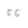 SHIXIN 2Pcs/Set Trendy Geometric C-shaped Ear Clips Non Piercing Earrings for Women Minimalist Irregular Ear Cuff Party Jewelry